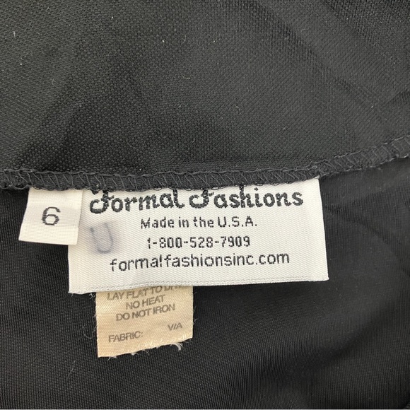 Vintage black velvet midi dress tie back square neck 90s y2k full skirt goth - Picture 8 of 9